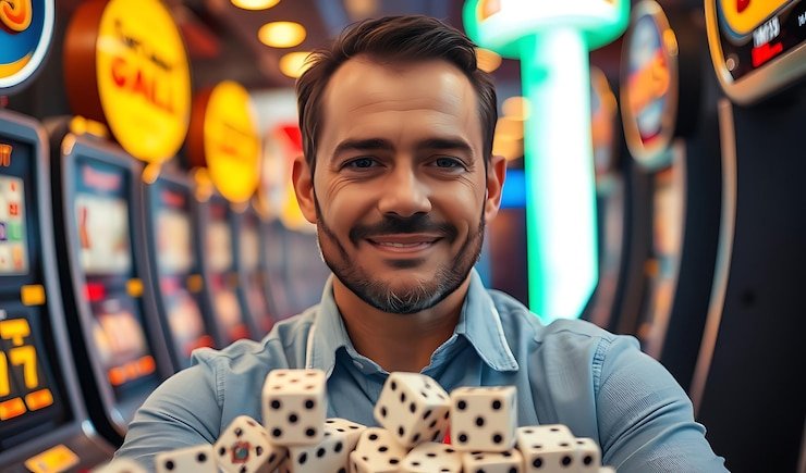 Fitur bonus putaran gratis Relax Gaming di badai 100 menampilkan counter putaran dan pengganda